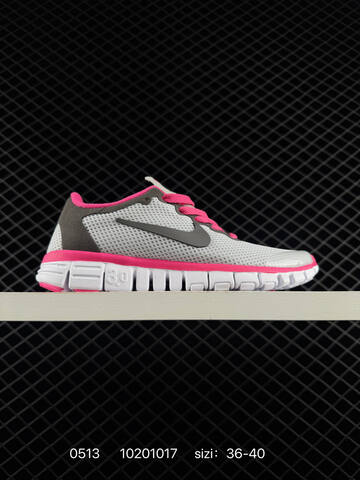 Nike Free 3 0 Orange Grey White Black Pink EU 36-40 Running - Unisex (BS-71493)