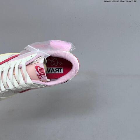 Jordan Air Jordan 1 Low Travis Scott Tropical Pink White EU 36-47 5 Casual - Unisex (BS-65779)