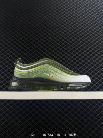 Nike Air Max 97 SE Multi-color Olive Brown White Green White Black Purple White And Blue Navy White EU 41-45 Lifestyle - Men s BS-74027