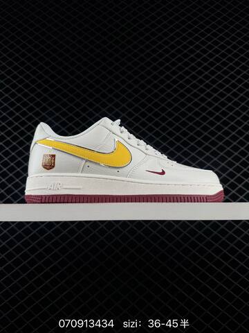Nike Air Force 1 07 LV DM6969 Off White Yellow Green Red Navy EU 36-45 Casual - Unisex BS-70326