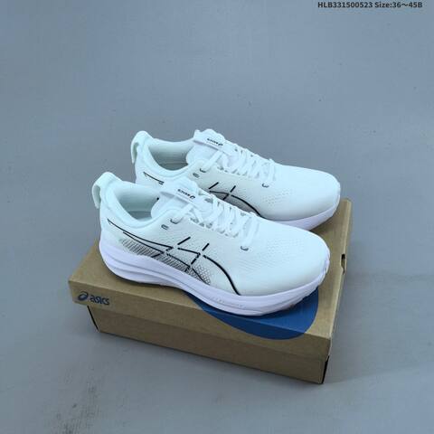 ASICS Gel Kayano 33 White Black And Brown Red EU 36 45 Running Shoe EU 36-45 Running Sneakers - Unisex (BS-68805)
