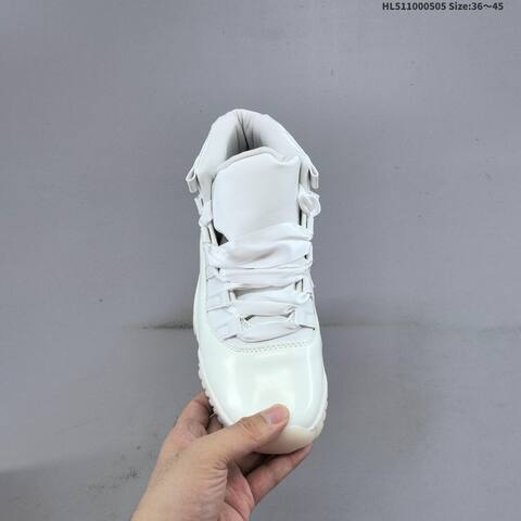 Jordan Air Jordan 11 Retro Sail White Cream 36 45 Basketball - Unisex (BS-66037)