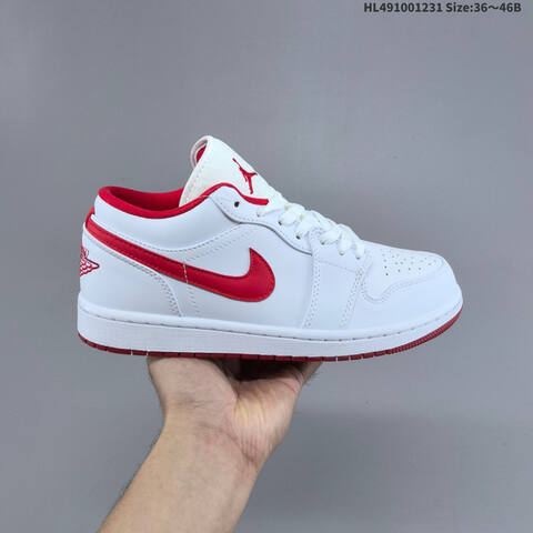 Jordan Air Jordan 1 Low White Navy EU 36-46 Basketball - Unisex (BS-67162)