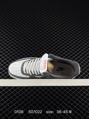 Nike Air Force 1 Low Gray White EU 36-45 5 Casual - Unisex (BS-79889)
