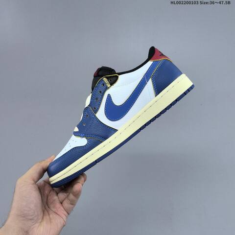 Jordan Air Jordan 1 Low x Union LA White Blue Yellow Black EU 36-47 5 Lifestyle - Unisex (BS-67135)