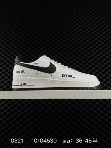 Nike Air Force 1 07 White Black EU 36-45 Lifestyle - Unisex (BS-72537)