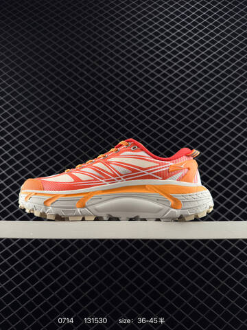 HOKA ONE ONE Mafate Speed 2 Low TPU Orange Red White Beige EU 36-45 Trail Shoe Trail Running Sneakers Unisex BS-86555