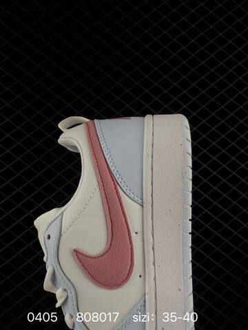 Nike Court Borough Low 2 White Light Blue Pink EU 35-40 Skate - Unisex BS-72287