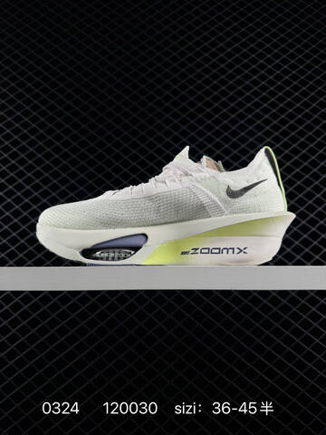 Nike Air Zoom Alphafly NEXT 3 White Neon Green Black Grey EU 36-45 Running - Unisex (BS-72480)