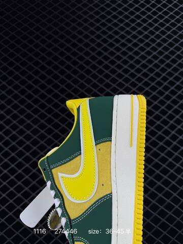 Nike Air Force 1 07 LV8 Green Yellow White EU 36-45 Lifestyle - Unisex (BS-74168)