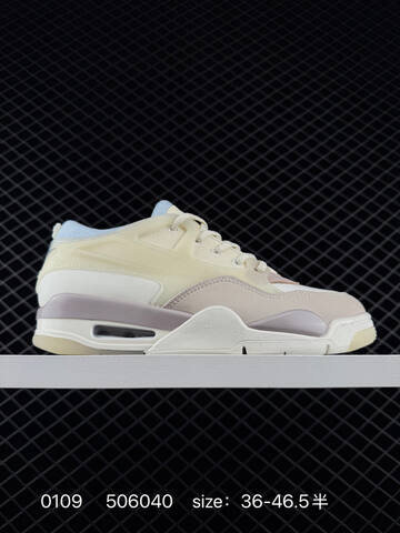 Jordan Air Jordan 4 RM Sail Pale Pink Light Blue Cream White EU 36-46 5 Basketball Shoe - Unisex (BS-79869)