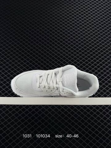 Nike Air Max 90 Triple White EU 40-46 Lifestyle - Men's (BS-74458)