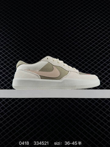 Nike SB Force 58 Light Bone Neutral Olive Pink Oxford With Red Mini Swoosh EU 36-45 Half Sizes Available Skate - Unisex (BS-72011)