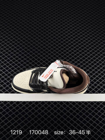 Jordan Air Jordan 1 Low Brown Black Cream White EU 36-45 Sneaker - Unisex BS-80031