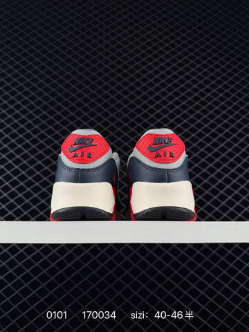 Nike Air Max 90 Grey Black Infrared EU 40-46 5 Lifestyle - Men's (BS-73354)