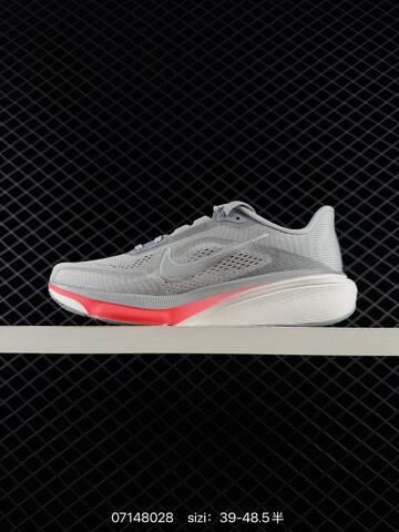 Nike Air Zoom Pegasus 42 ReactX Grey White Bright Red EU 39-48 5 Running - Unisex (BS-70248)