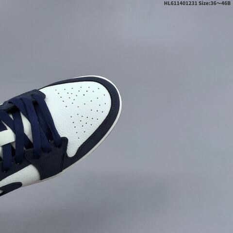 Jordan Air Jordan 1 Low OG White Navy Yellow EU 36-46 Basketball - Unisex (BS-67155)