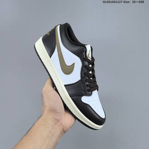 Jordan Air Jordan 1 Low Shadow Brown White Black EU 36-45 Casual - Unisex (BS-67243)