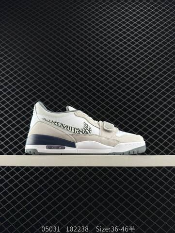 Jordan Air Jordan Legacy 312 Low White Light Grey Navy Grey EU 36-46 Basketball Shoe - Unisex (BS-81272)
