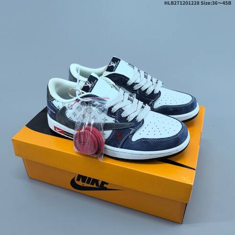 Jordan Air Jordan 1 Low Light Grey Black EU 36-45 Lifestyle - Unisex (BS-67215)