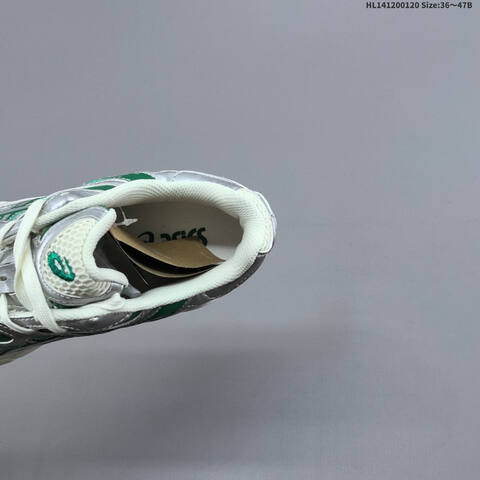 ASICS GEL NYC Silver Cream Green White EU 36-47 Running Shoe Running Sneakers - Unisex (BS-69050)