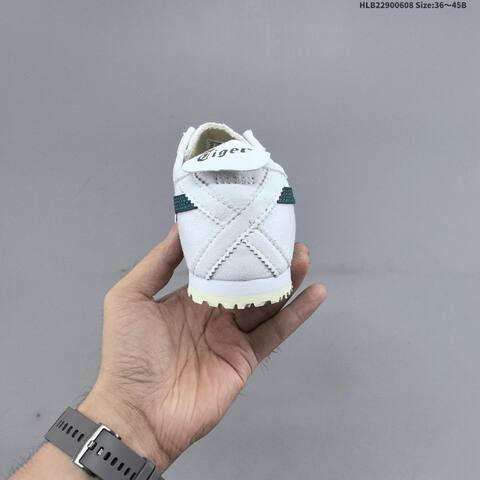 Onitsuka Tiger Mexico 66 Slip On White Dark Green Cream EU 36-45 Sneaker Casual Sneakers - Unisex (BS-68764)
