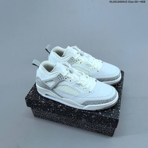 Jordan Air Jordan 3 5 Spizike Low White Grey EU 36-46 Basketball - Unisex (BS-66182)