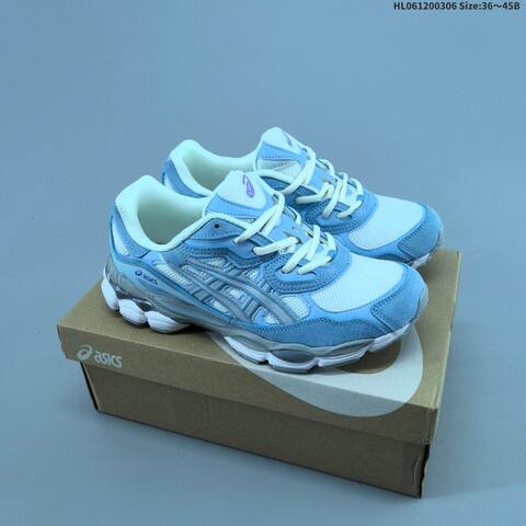 Asics GEL-NYC White Silver Beige Pink EU 36-45 Running Shoe Running Sneakers - Unisex (BS-69016)