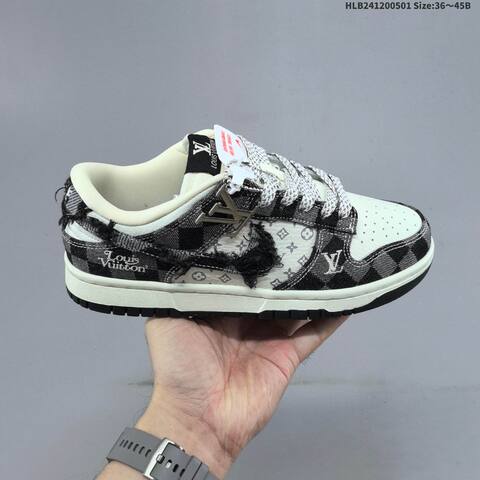Nike Dunk SB Low Off White Dark Brown Light Blue Navy EU 36-45 Skate Shoe - Unisex (BS-60550)