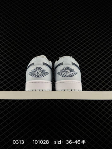 Jordan Air Jordan 1 Low Light Blue White Dark Navy EU 36-46 Sneaker - Unisex BS-79663