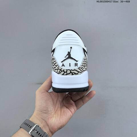 Jordan Legacy 312 Low Black White Elephant Print EU 36-46 Basketball - Unisex (BS-66159)
