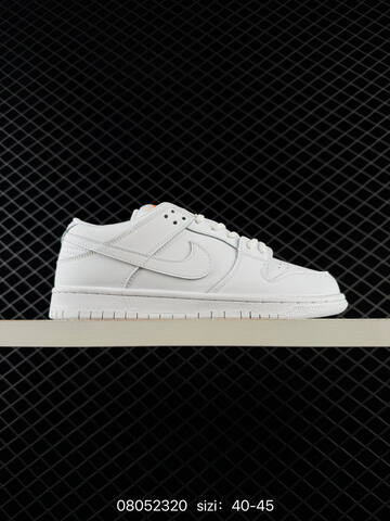 Nike SB Dunk Low Pro Black White Orange 40-45 Skate - Men's (BS-69932)