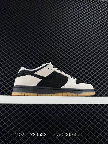 Nike Dunk SB Low Dust Noir Blue-green Suede Cream Swoosh White Midsole Green Outsole EU 36-45 Skate - Unisex (BS-74418)