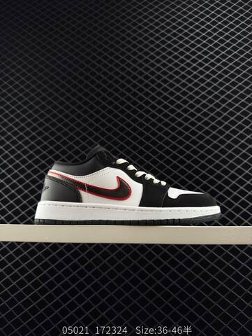 Jordan Air Jordan 1 Low Black White Red Yellow EU 36-46 Sneaker - Unisex BS-81323