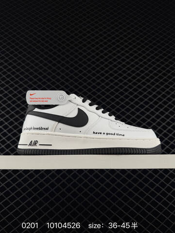 Nike Air Force 1 07 White Black EU 36-45 Lifestyle - Unisex (BS-72863)