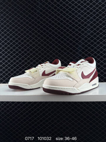 Jordan Air Jordan Legacy 312 Low Sail Pale Ivory Burgundy EU 36-46 Basketball Shoe - Unisex BS-81050