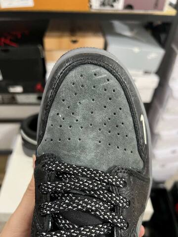 Jordan Air Jordan 1 Low LD8888 015 Black Grey US 8 UK 7 BR 39 5 EUR 41 26 Cm Sneaker - Unisex BS-87163