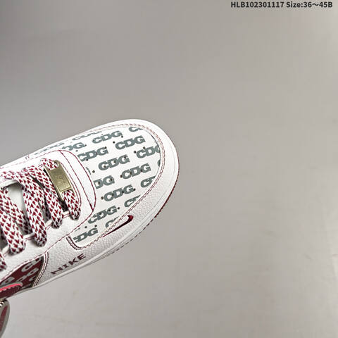 Nike Air Force 1 07 LX White Dark Red Pink EU 36-45 Sneaker - Unisex (BS-63575)