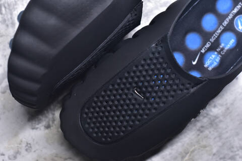 Nike NOCTA x Nike Mind 001 Concepts Black Blue Silver Slides BS-59698