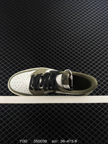 Jordan Air Jordan 1 Low Olive Green White Black Sail EU 36-47 5 Sneaker - Unisex BS-80150