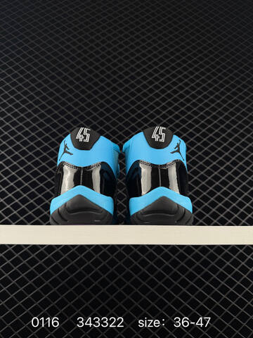 Jordan Air Jordan 11 Retro Black Blue EU 36-47 Basketball Shoe - Unisex BS-79821