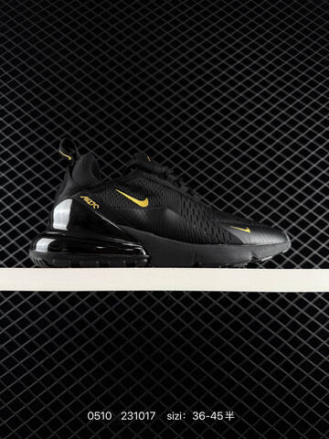 Nike Air Max 270 AH8050-005 Black White Yellow Red Teal EU 36-45 Running - Unisex (BS-71550)