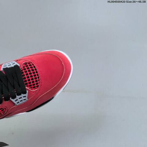 Jordan Air Jordan 4 Retro Toro Bravo Red Black White Grey EU 36-48 5 Basketball - Unisex (BS-66119)