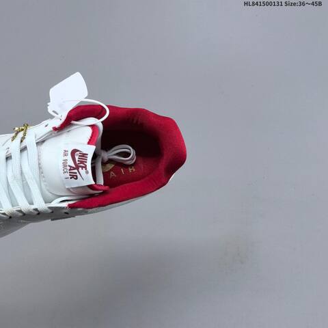Nike Air Force 1 07 White Red Gold EU 36-45 Sneaker - Unisex BS-61626
