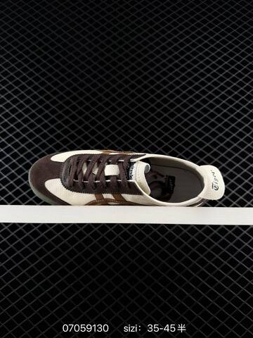 Onitsuka Tiger Mexico 66 Cream Brown Dark Brown Olive 35-45 Sneaker Casual Sneakers - Unisex (BS-81782)