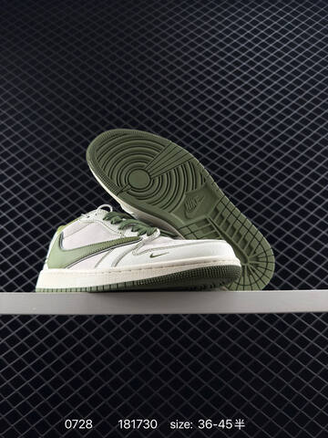 Jordan Air Jordan 1 Low Travis Scott Reverse Mocha Supreme Sail Grey Red EU 36-45 Sneaker - Unisex (BS-81007)