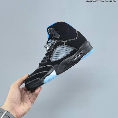 Jordan Air Jordan 5 Retro Black University Blue EU 36-47 5 Basketball - Unisex (BS-65859)
