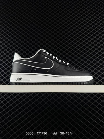 Nike Air Force 1 07 IM6643-010 Black White Silver EU 36-45 Casual - Unisex (BS-70952)