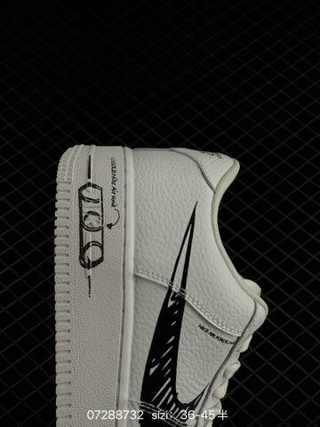 Nike Air Force 1 07 CW7581-101 White Black EU 36-45 Lifestyle - Unisex (BS-70050)