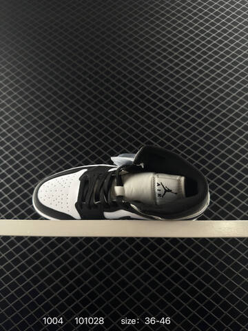 Jordan Air Jordan 1 Mid White Black Grey EU 36-46 Basketball Shoe - Unisex BS-80584